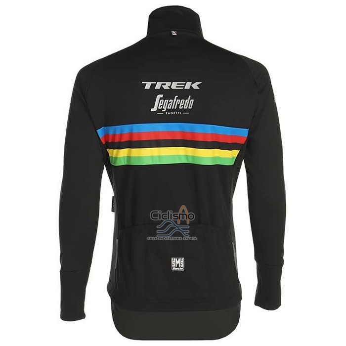 Uci Mondo Campione Trek Segafrojoo Ropa Ciclismo Culotte Largo 2020 Hombre Mangas Largas Negro